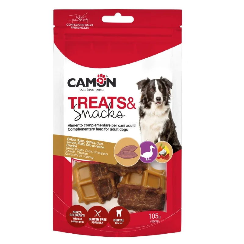 CAMON Treats&Snacks Poslastica za pse Waffle, 3kom, 105g