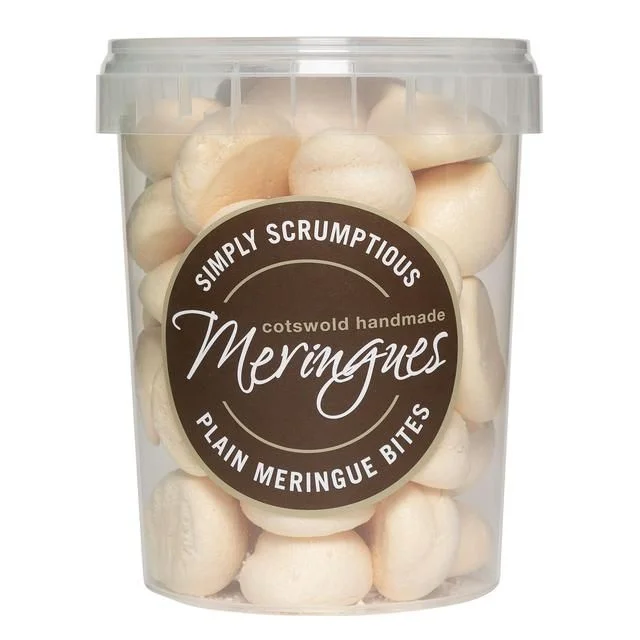 Cotswold Mini Meringues Plain Bite Tub   40 per pack