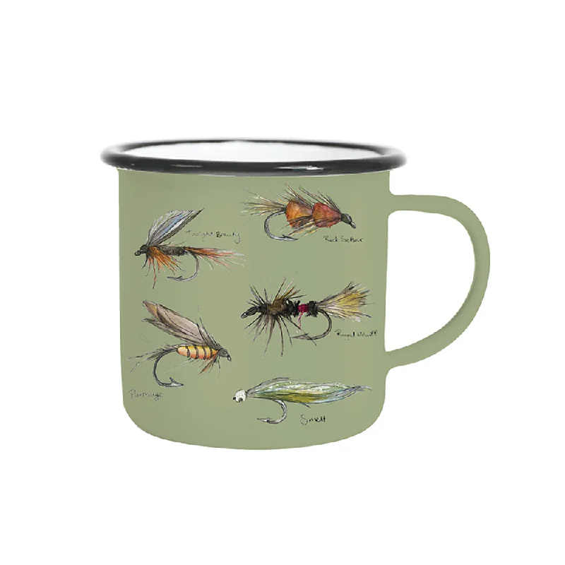 Moana Road Fly Fishing Enamel Mug