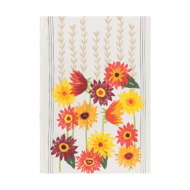 Floursack Tea Towel Market Flowers