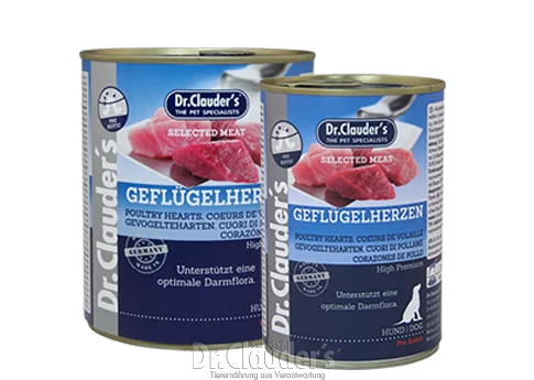 Dr Clauder's Selected Meat - Poultry Hearts