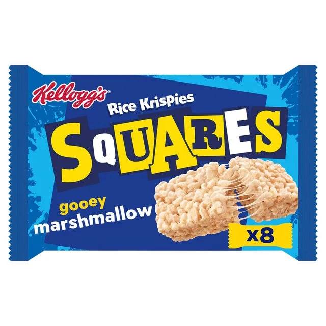 Kellogg's Rice Krispie Squares Marshmallow   8 x 28g