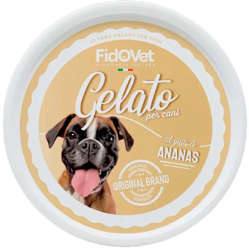 FIDOVET Gelato Sladoled za pse, s ukusom ananasa, 40g