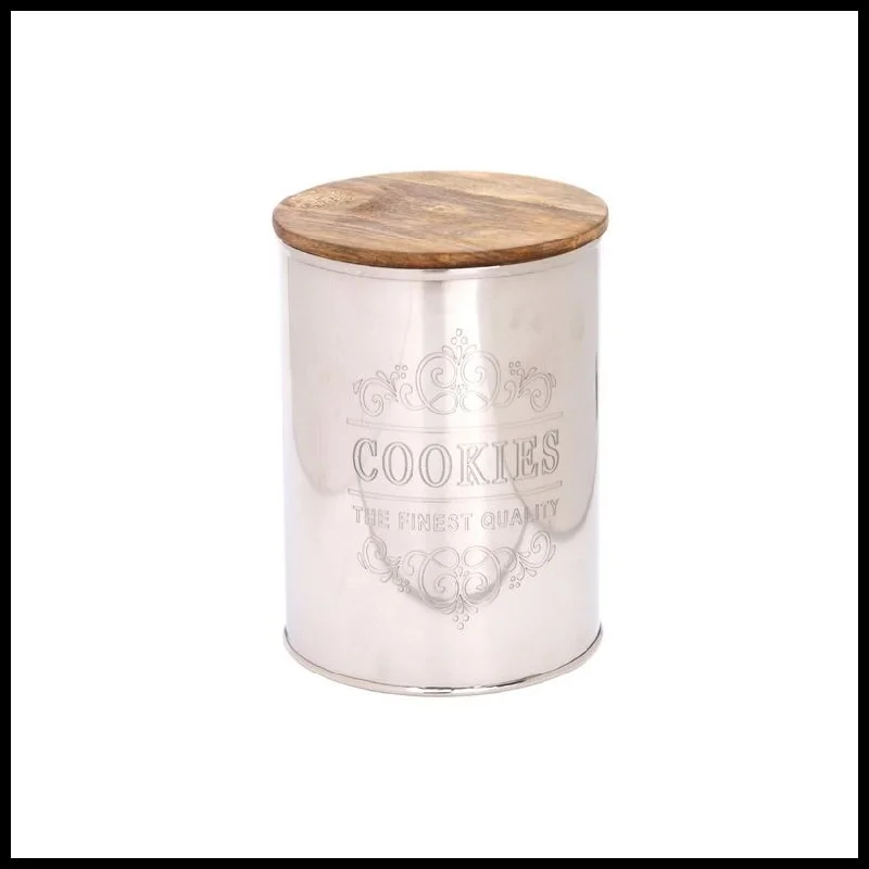 Metal Tin 3.18 Litres - Silver