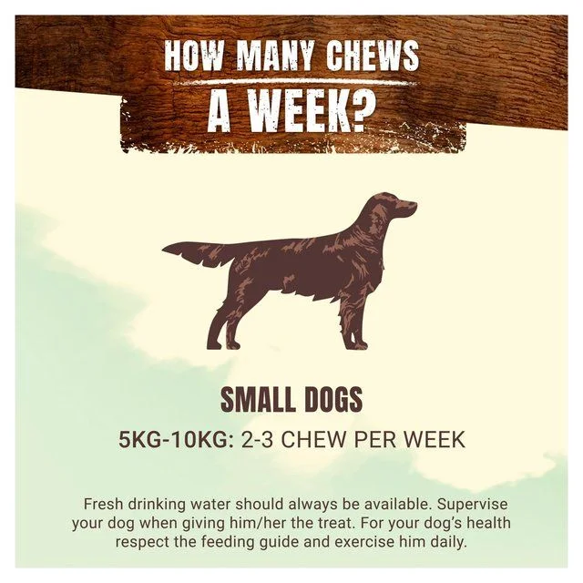 Adventuros Wild Chew Venison Small Dog Treats   150g