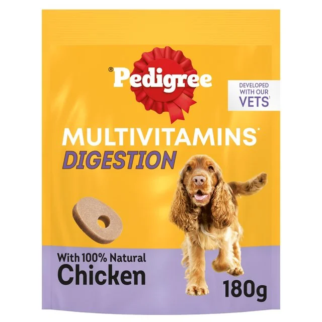 Pedigree Treat Dog Multivitamins Adult Digestion    180g