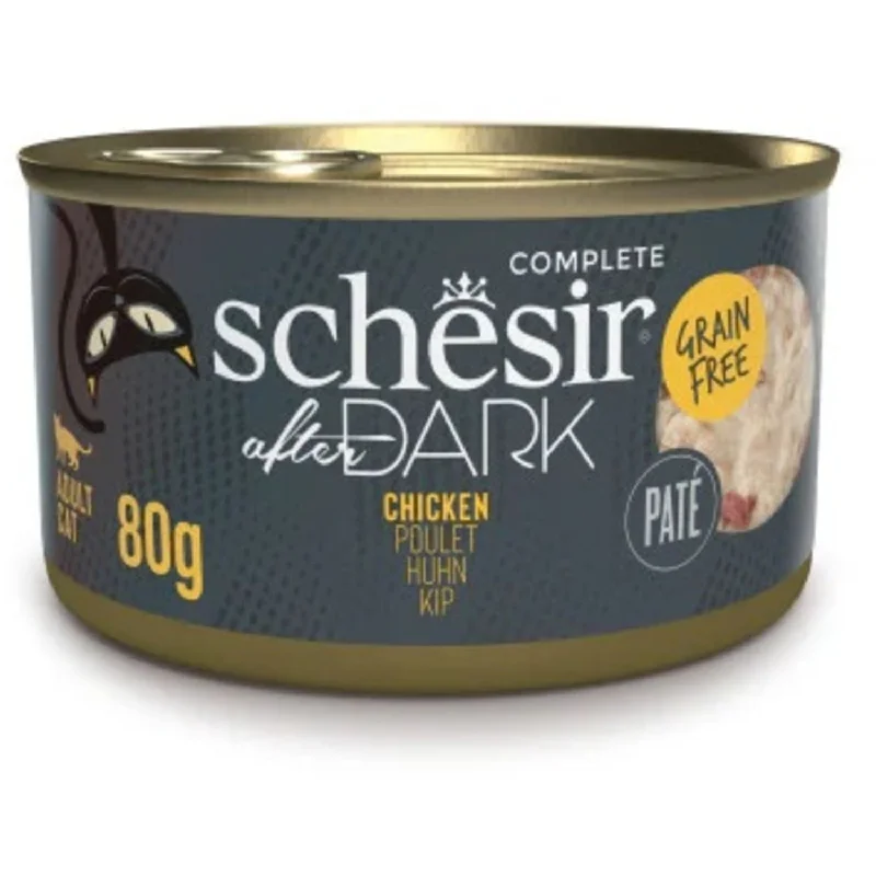 SCHESIR Afer Dark Konzerva za mačke Pate, Piletina, 80g