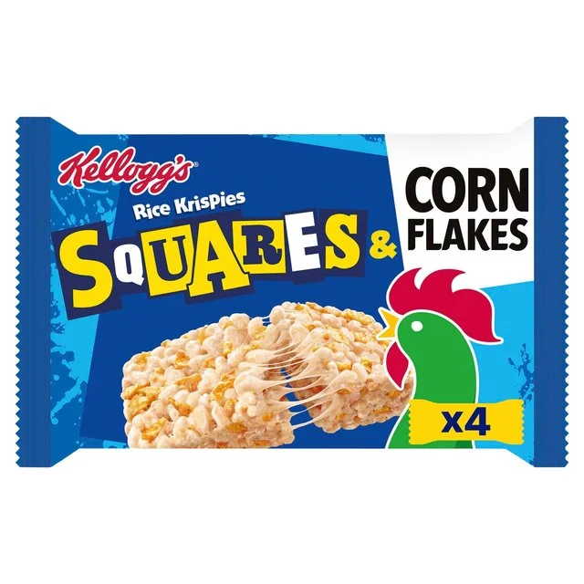 Kellogg's Rice Krispies Squares & Cornflakes Snack Bars   4 x 31g