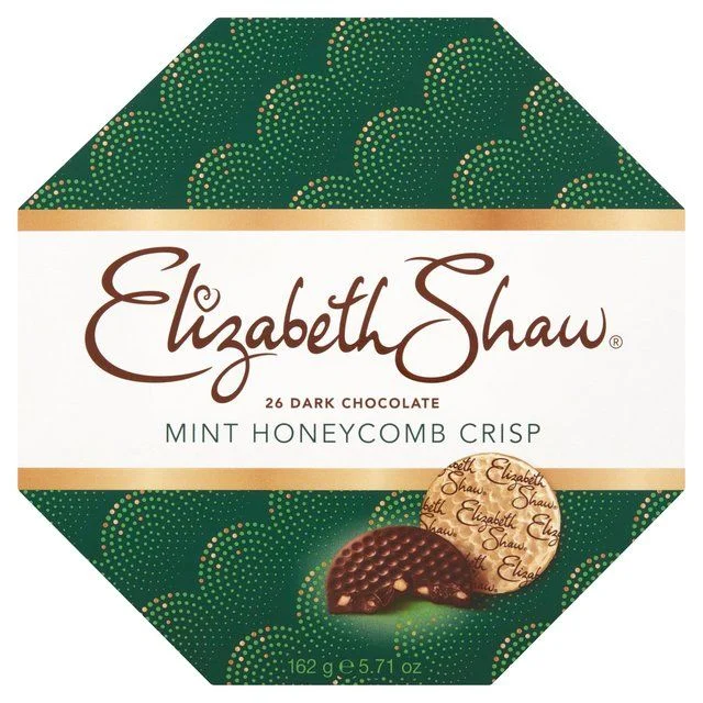 Elizabeth Shaw Dark Mint Crisp Chocolates   162g