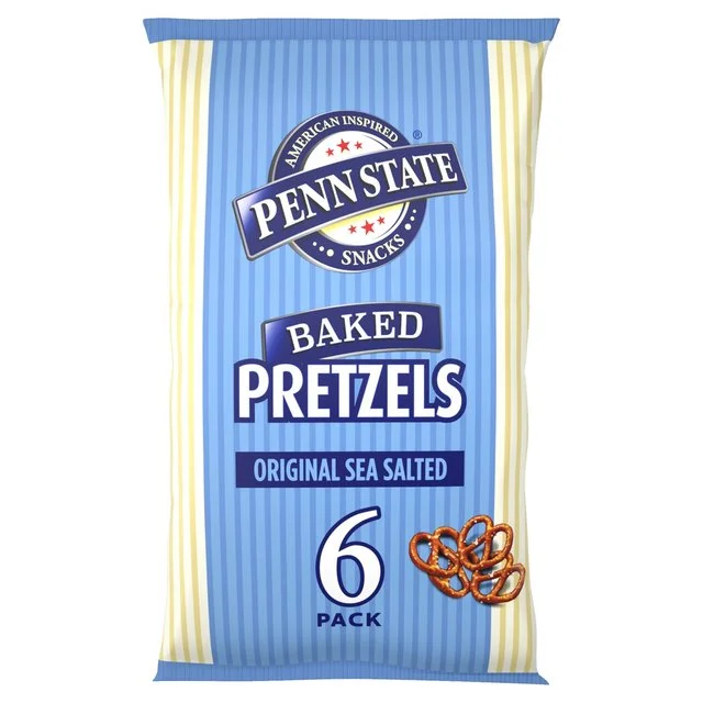 Penn State Sea Salted Multipack Pretzels   6 x 22g