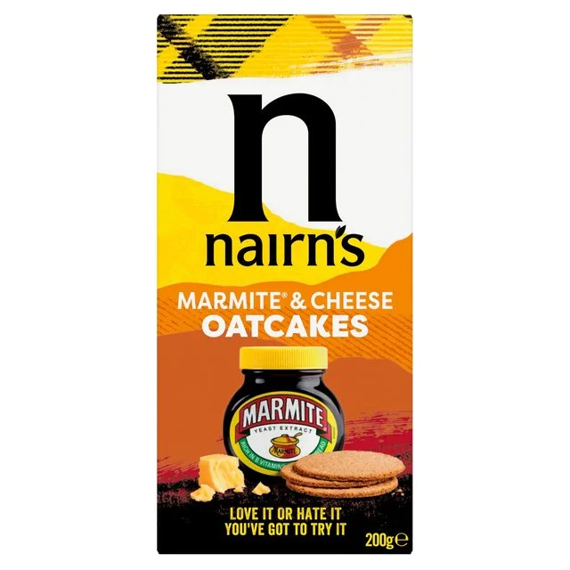 Nairn's Cheese & Marmite Oatcakes   200g