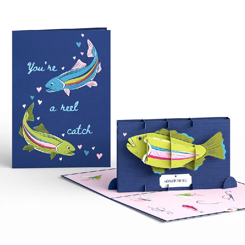 You’re a Reel Catch Fish Pop-Up Card