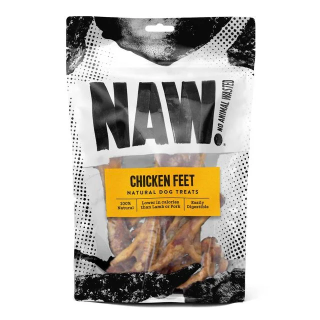 NAW Chicken Feet Dog Treat   250g