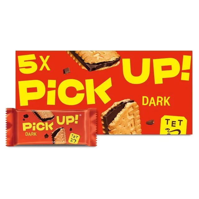 Bahlsen PiCK UP! Dark Chocolate Biscuit Bars   5 x 28g