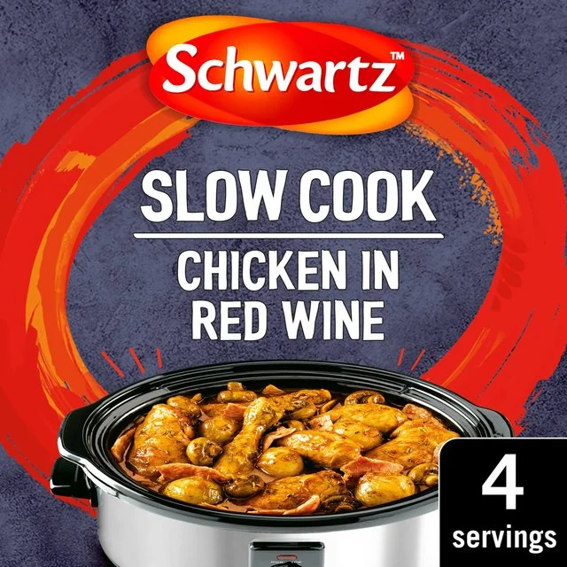 Schwartz Chicken In Red Wine Slow Cook Recipe Mix   35g