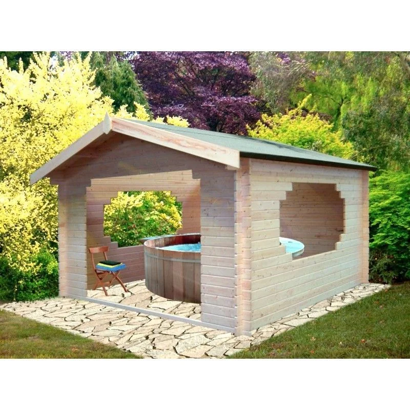 Shire Bere 10' 7" x 10' 7" Apex Log Cabin - Premium 70mm Cladding Tongue & Groove