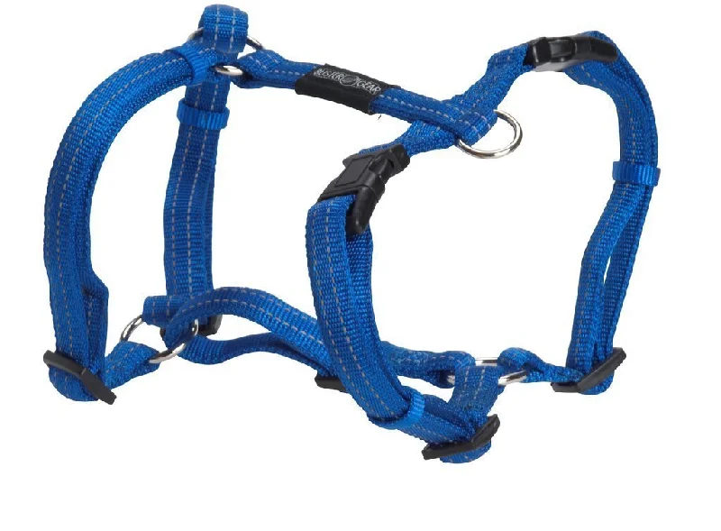 Kruuse Buster H-Harness For Dogs - Blue - 2x500-750 mm